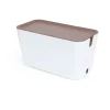 Rangement pour câbles Cable Organiser XXL, Décor en bois foncé
