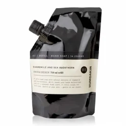 Recharge pour savon à mains Humdakin 750 ml, Chamomille & sea buckthorn