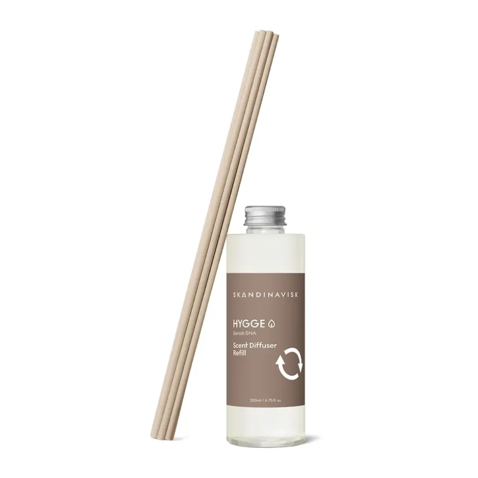 Recharge scandinave pour bâtonnets parfumés 200 ml, Hygge