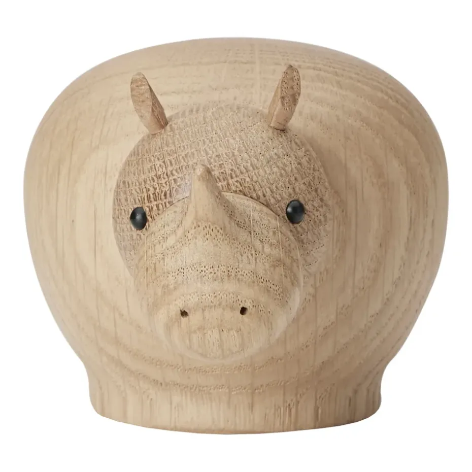 Rhinocéros en bois Rina, Small