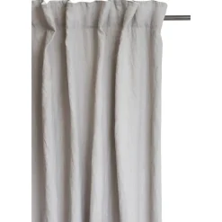 Rideau avec bande de pliage Sunshine 140 x 290cm, Ash (gris)