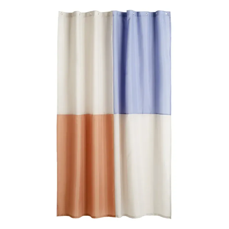 Rideau de douche Check 180x200 cm, Blue
