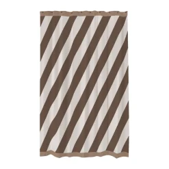 Rideau de douche Diagonal 150x200 cm, Chocolat