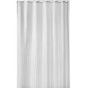Rideau de douche Jacquard blanc, 180x200 cm