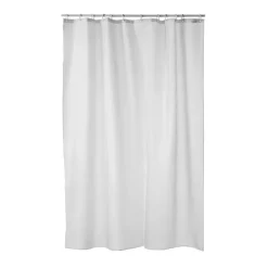Rideau de douche Match, blanc