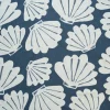 Rideau Snäcka 145x250, Bleu