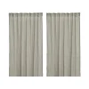 Rideaux Mirja 130x275 cm Lot de 2, Gris