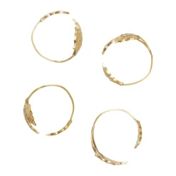Rond de serviette Holly leaf Ø5,3 cm, 4 pièces, Brass
