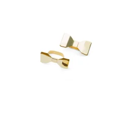 Ronds de serviettes Bowie lot de 2, Laiton