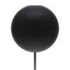Rosace de plafond avec cordon Cannonball, noir