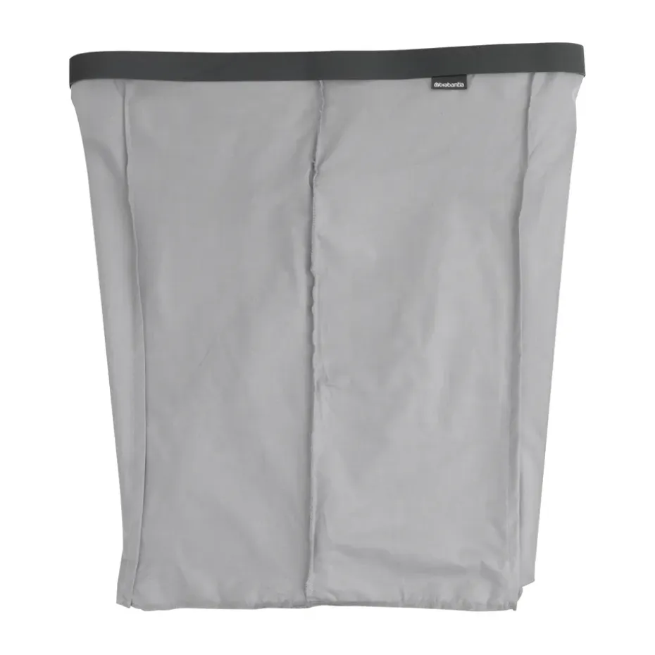Sac intérieur pour panier à linge Bo 2x45 L, Gris