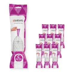 Sac poubelle Brabantia PerfectFit 200 sacs, Modèle c, 10-12 l