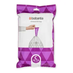 Sac poubelles Brabantia PerfectFit Lot de 40, 10-12 litres