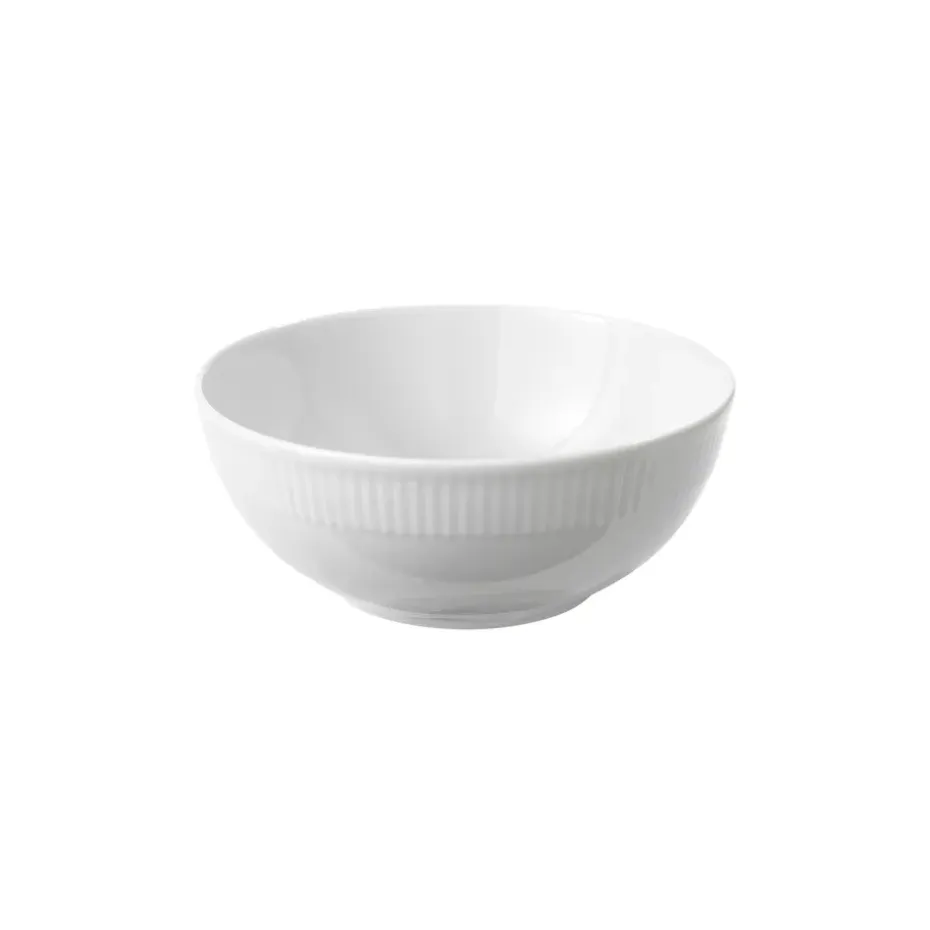 Saladier Relief 25 cm, Blanc