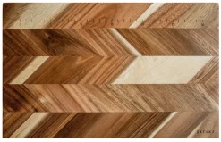 Satake Planche à découper avec mesures 35,5x23,5 cm, Acacia