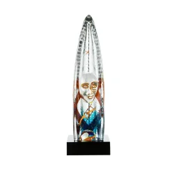 Sculpture en verre BV Vertical Journey, Transparent