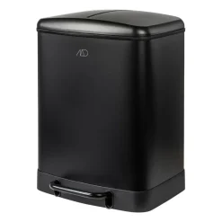Seau à pédale Wonda 24 litres, Noir