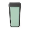 Seaux intégrés Sort&Go, 2x30 L, Gris foncé