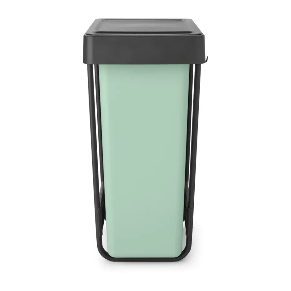Seaux intégrés Sort&Go, 2x30 L, Gris foncé