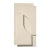 Serif Relief décoration murale S, Off white