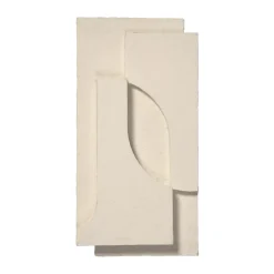 Serif Relief décoration murale S, Off white