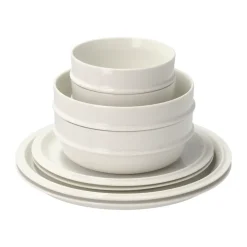 Service à eau 8 pièces, Blanc cassé