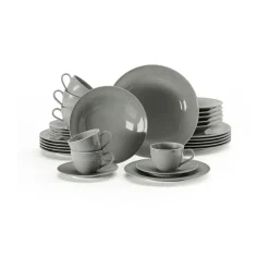 Service de table Beat 30 pièces, Gris perle