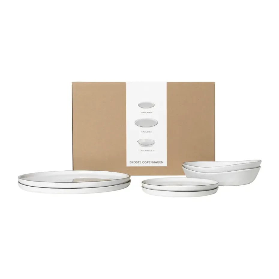 Service de table Nordic Salt pour deux, 6 pièces