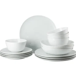 Service de vaisselle Junto blanc, 16 pièces