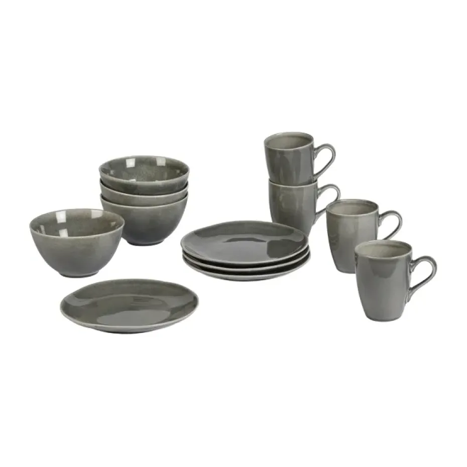 Service petit-déjeuner Nordic Rain, 12 pièces