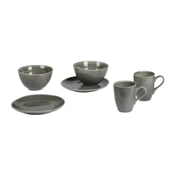 Service petit-déjeuner Nordic Rain pour deux, 6 pièces