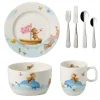 Service pour enfants et Couverts Happy as a Bear, 7 Pièces