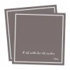 Serviette avec citation Ernst I det enkla Lot de 20, Taupe