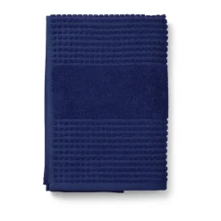 Serviette Check 70x140 cm, Bleu marine
