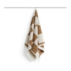 Serviette Check 50x90 cm, Cappuccino