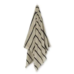 Serviette de bain Alee 70x140 cm, Sand-black