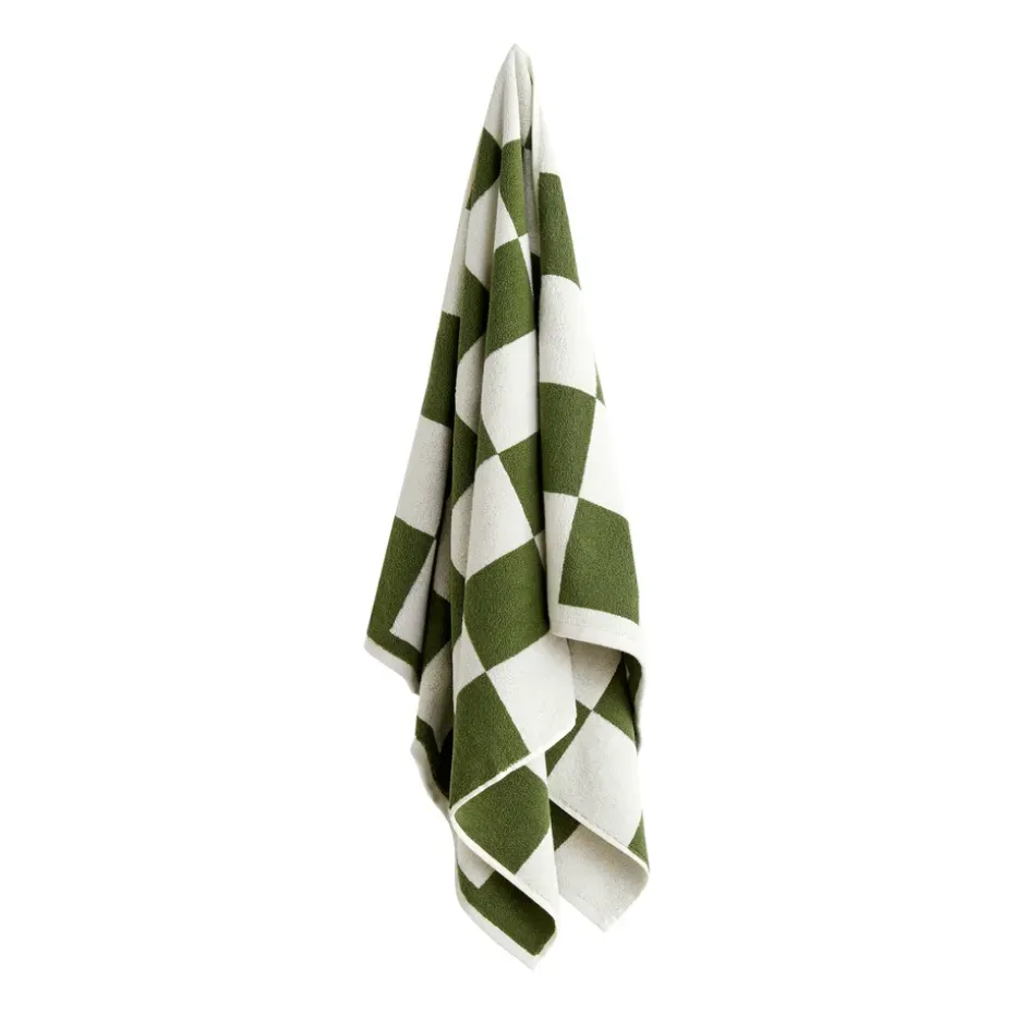 Serviette de bain Check 70x136 cm, Matcha