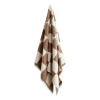 Serviette de bain Check 70x136 cm, Cappuccino