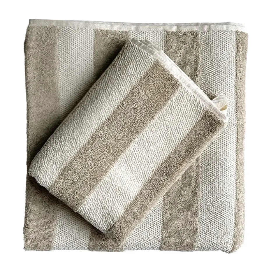 Serviette de bain Cleo 70x140 cm, Beige