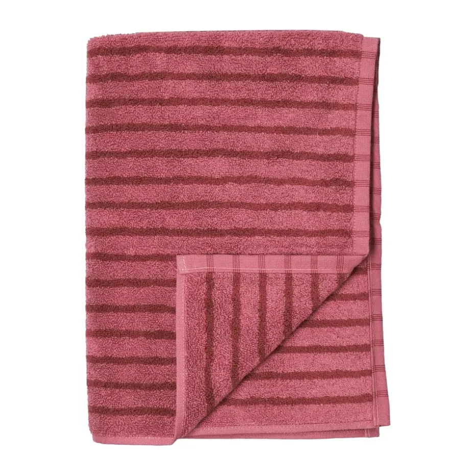 Serviette de bain Drift 70x140 cm, Rose-rouge