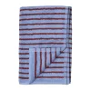 Serviette de bain Drift 70x140 cm, Bleu-rouge