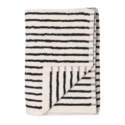 Serviette de bain Drift 70x140 cm, Blanc-noir