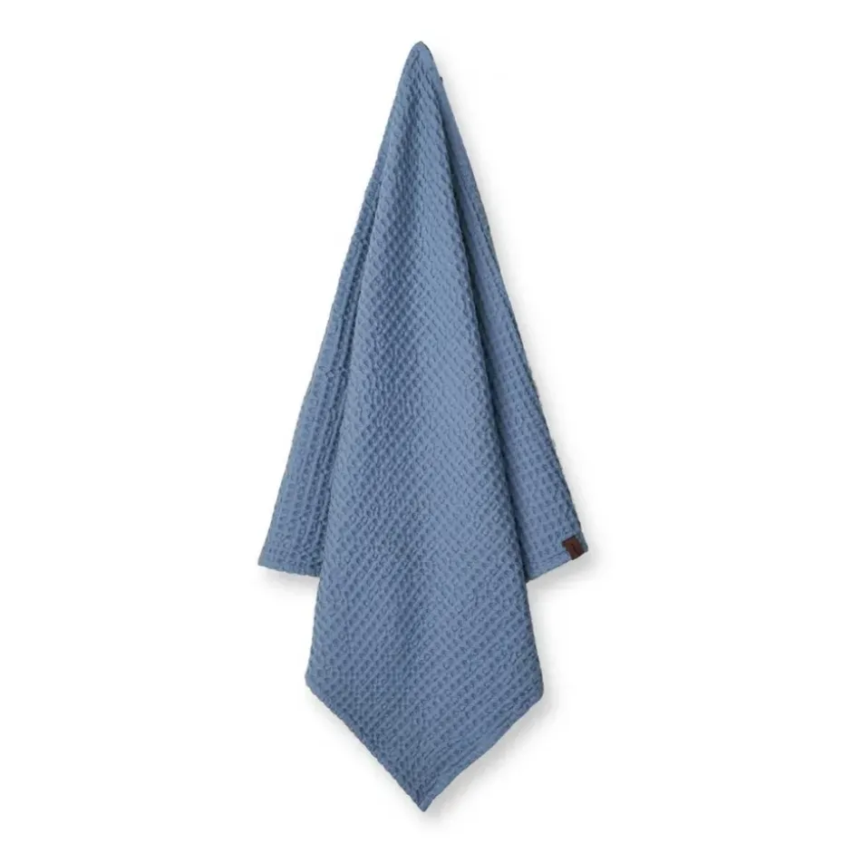Serviette de bain Humdakin Waffle 70x135 cm, Ocean