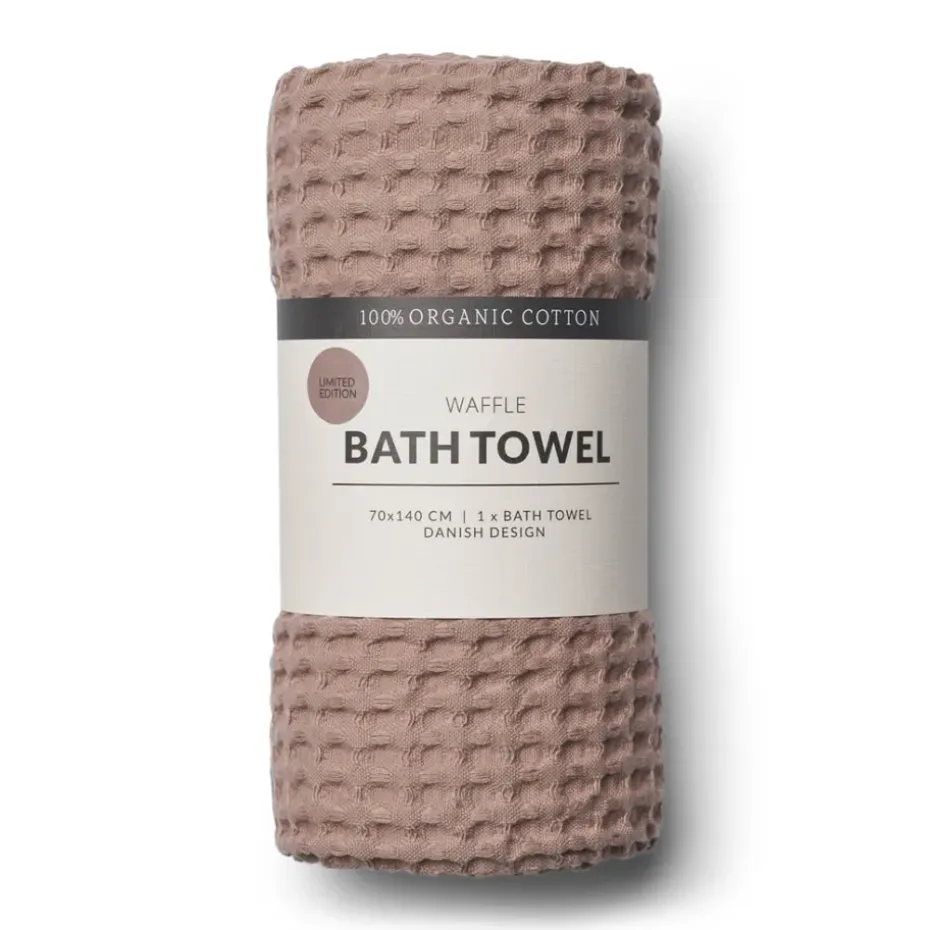 Serviette de bain Humdakin Waffle 70x135 cm, Latte