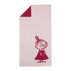 Serviette de bain Moomin 70x140 cm, Lilla My rosa