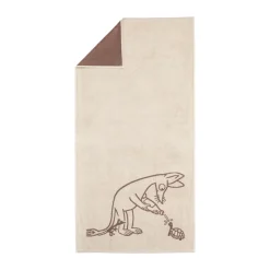Serviette de bain Moomin 70x140 cm, Sniff brun