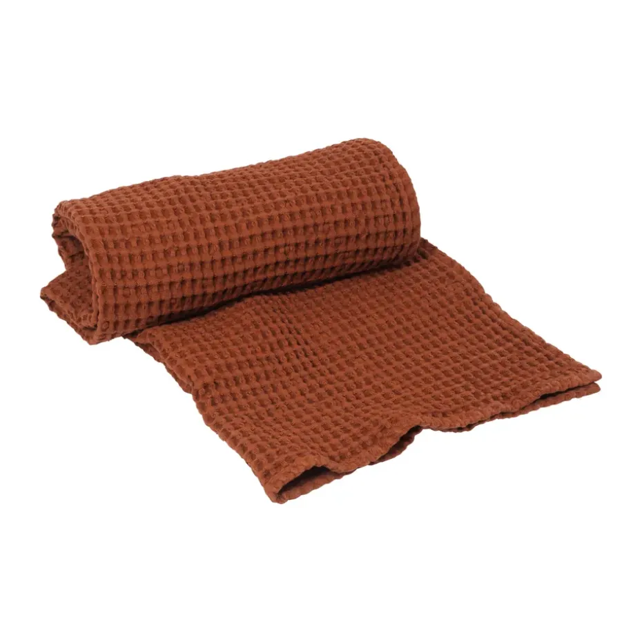 Serviette de bain Organic 70x140 cm, Brown Clay