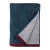 Serviette de bain Soft 70x133 cm, Midnight blue-light grey