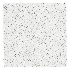 Serviette de table Grain 33x33 cm lot de 20, blanc-noir