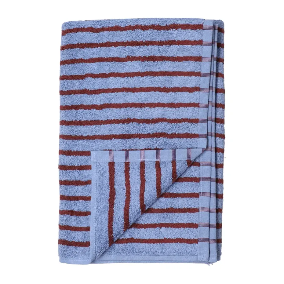 Serviette Drift 50x70 cm, Bleu-rouge